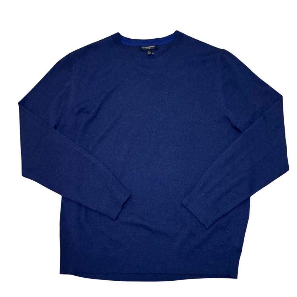 Banana Republic 100% Merino Wool Sweater XL NWT Blue Crew Neck Capsule Wardrobe